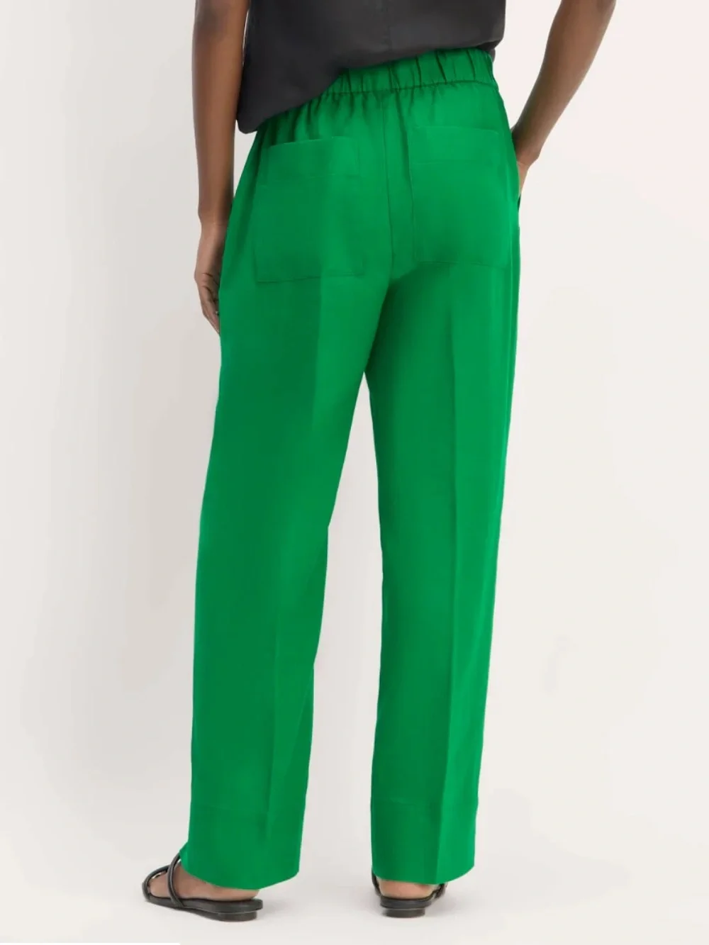 Everlane Linen Easy Pant — Grass Green